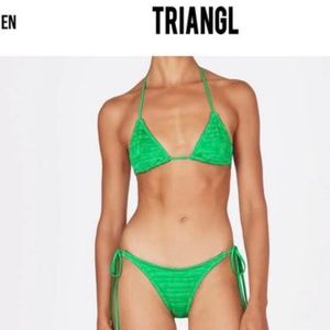NWT Triangl green set